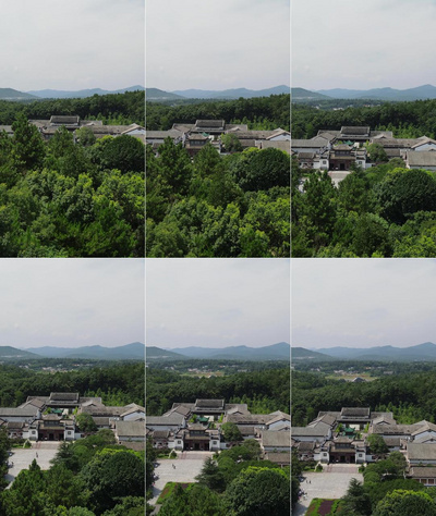 竖屏航拍湖南长沙刘少奇故居5A景区实拍素材