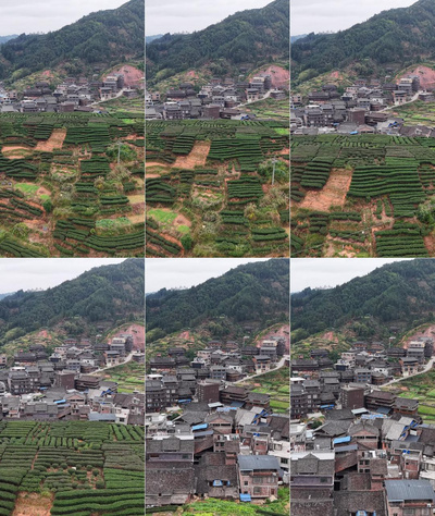 竖屏航拍广西柳州程阳八寨5A景区航拍实拍素材