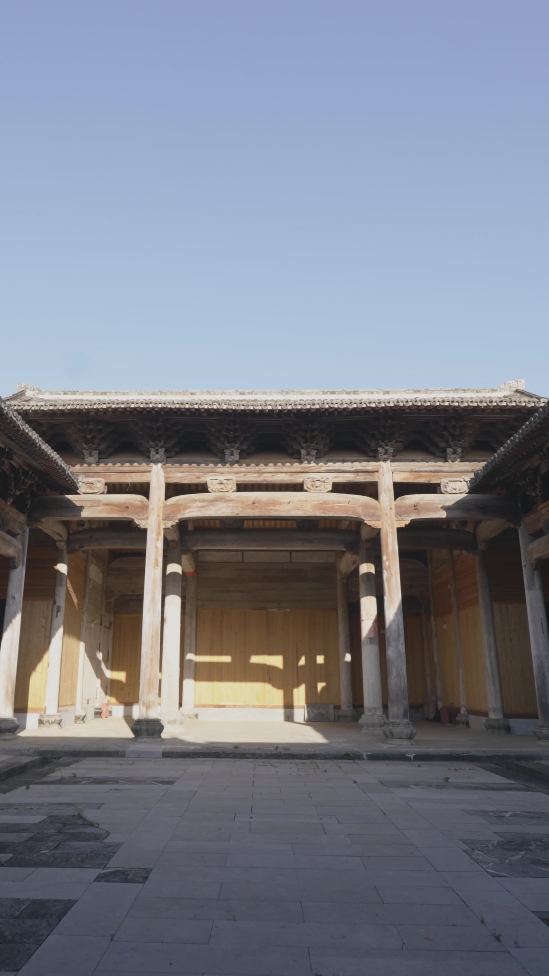 黄山西递宏村祠堂徽派建筑徽州建筑徽文化