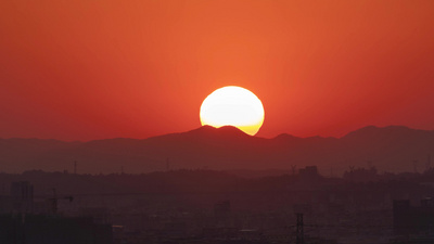 太阳日出日落大太阳