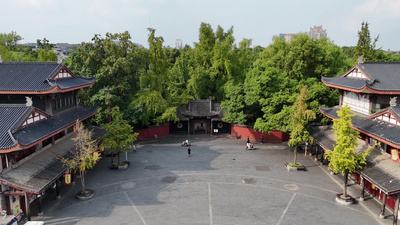 格拉苏蒂实拍视频素材眉山三苏祠景