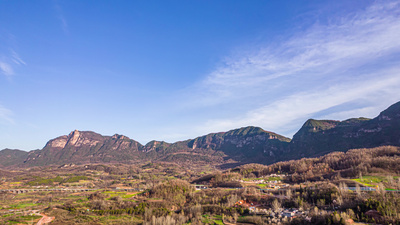 8K甘肃陇南鸡峰山4A景区山峰山脉航拍延时