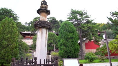 4K山西五台山佛光寺时刻实拍视频