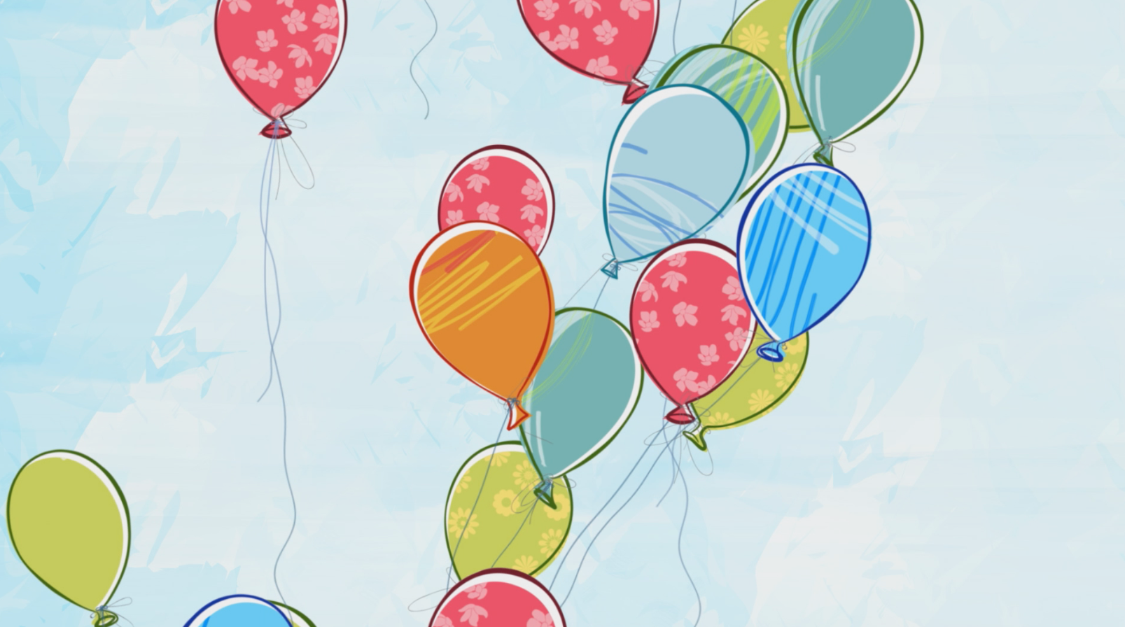 卡通气球礼物节日元素GIF动态图气球元素图片素材下载 - 觅知网