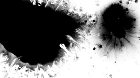 中国风水墨免抠亮度遮罩视频