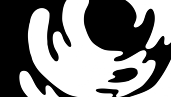 带通道黑白旋转流体效果转场视频05