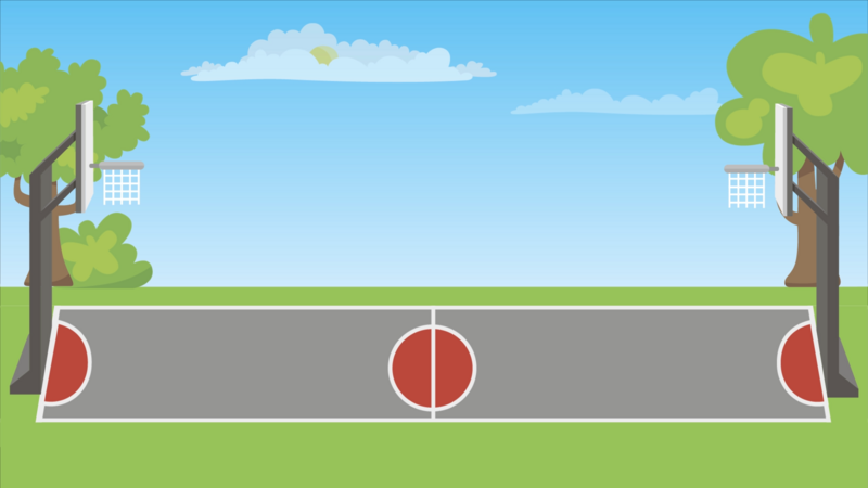 mg动画配件场景之篮球场视频特效素材-千库网