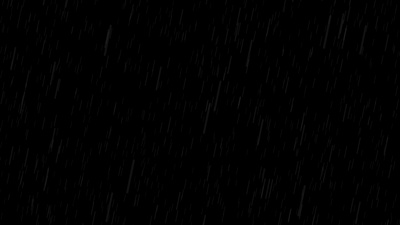 10秒下雨下大雨透明视频素材【带通道】