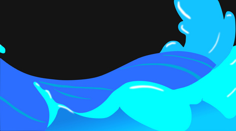 卡通波浪综艺效果栏目包装【带通道】