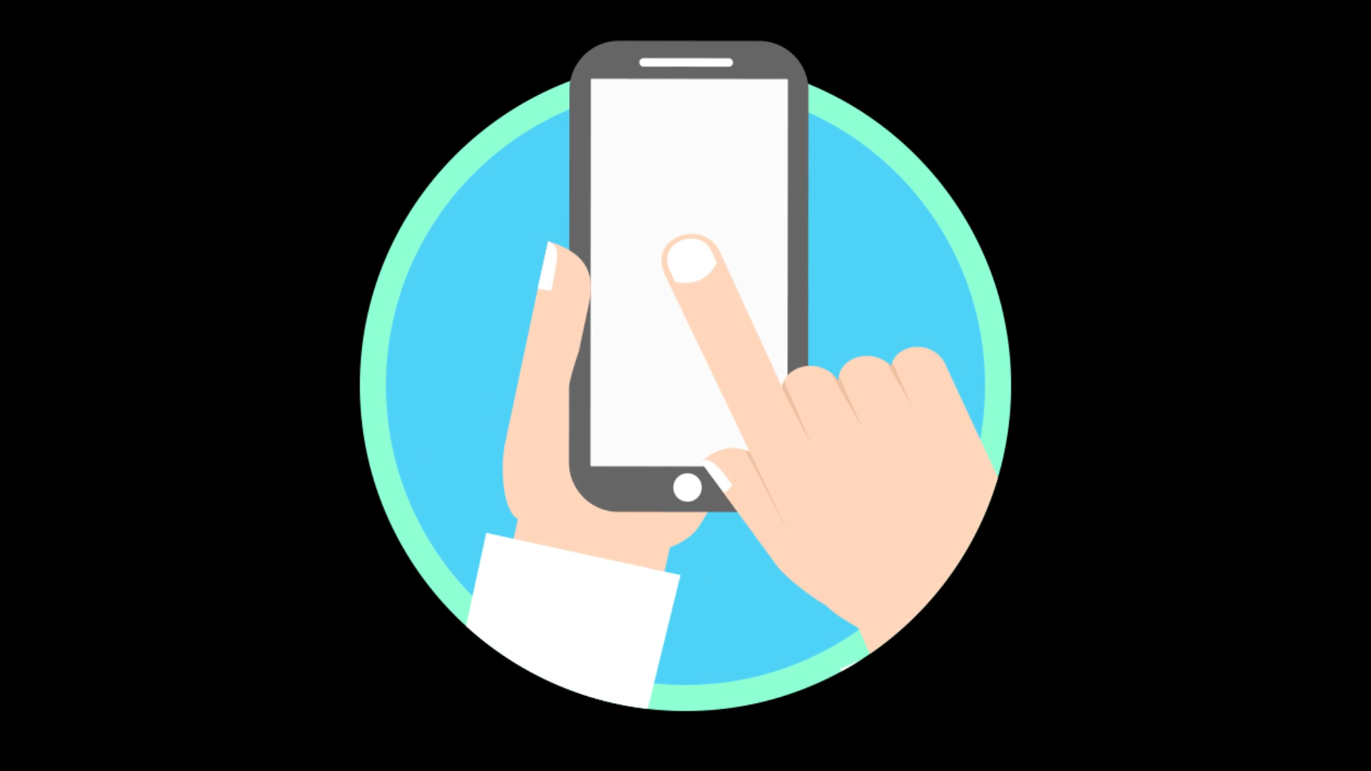 mg动画手机点击屏幕动态展示