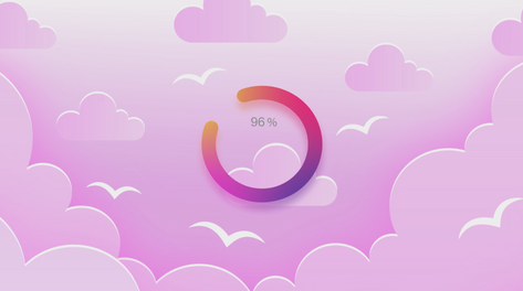 活泼加载效果卡通内容儿童大屏节目效果开场