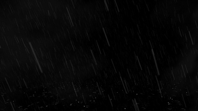 下雨实拍视频素材下雨暴雨地面溅水动画透明通道