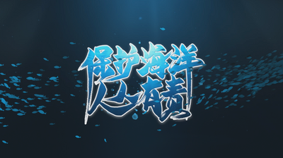 鱼群展示海洋开场片头介绍内容展示