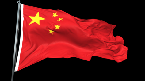 带透明通道国旗飘扬动态展示