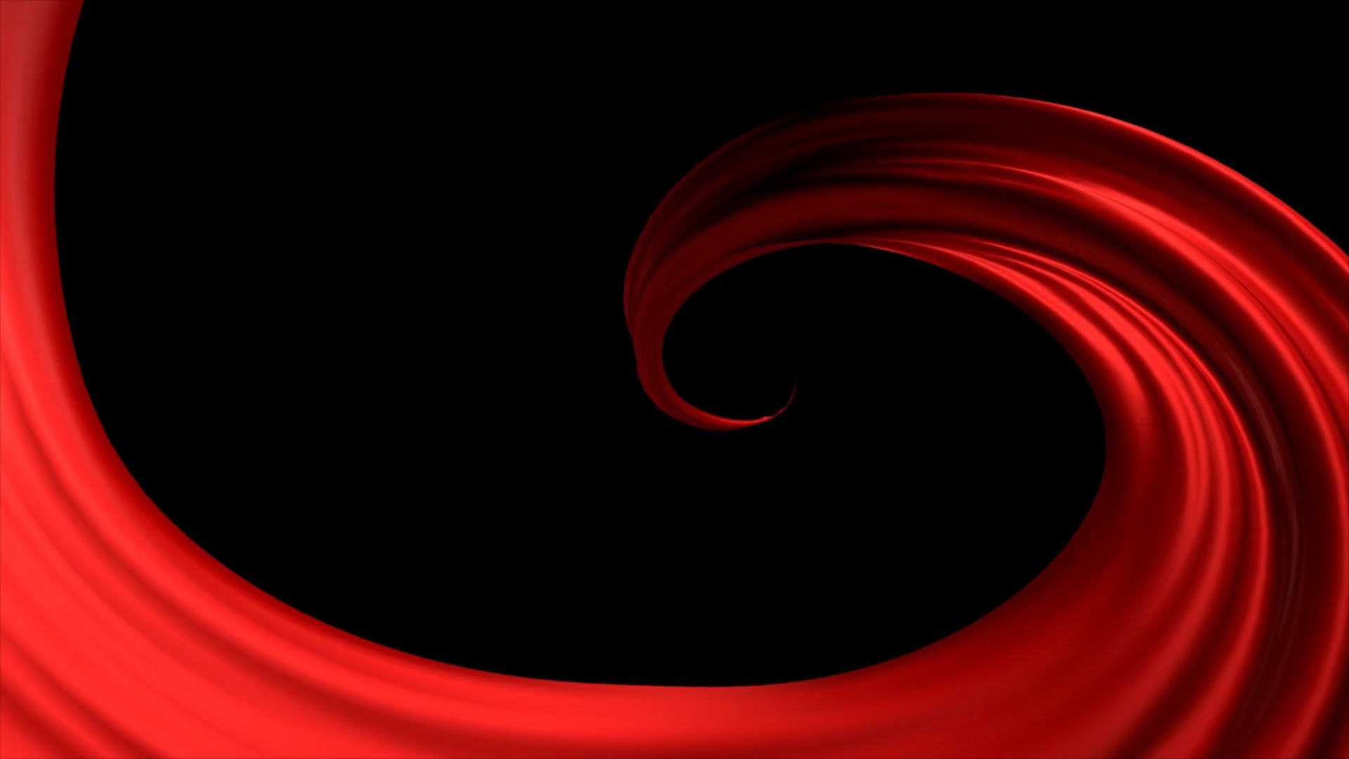 后期大气红绸旋转图文展示元素