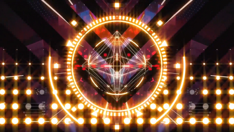 dj舞台led慢摇动态背景