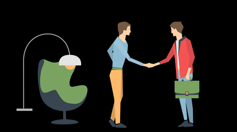 mg形象动态人物握手商务后期免抠应用