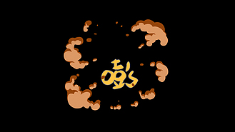 嘭爆炸综艺栏目花字ae模板