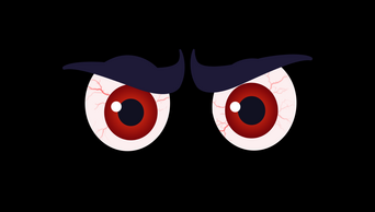 抖音手机装饰眼睛眼红挣扎后期动态免抠应用