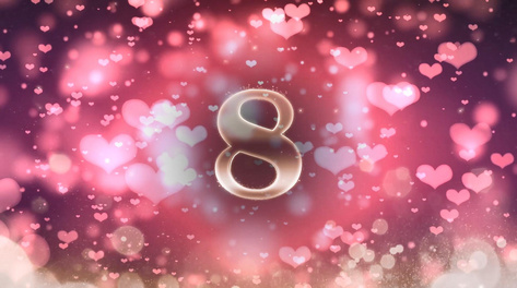 大气震撼心形倒计时视频