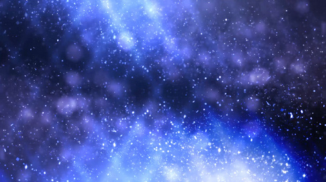蓝紫色星空ae粒子标题模板