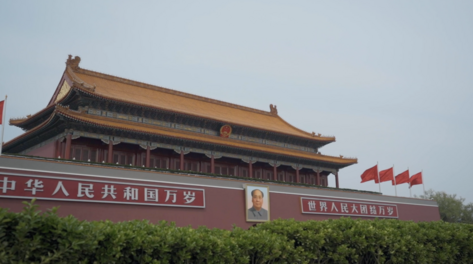 1080p北京城市地标天安门前实拍