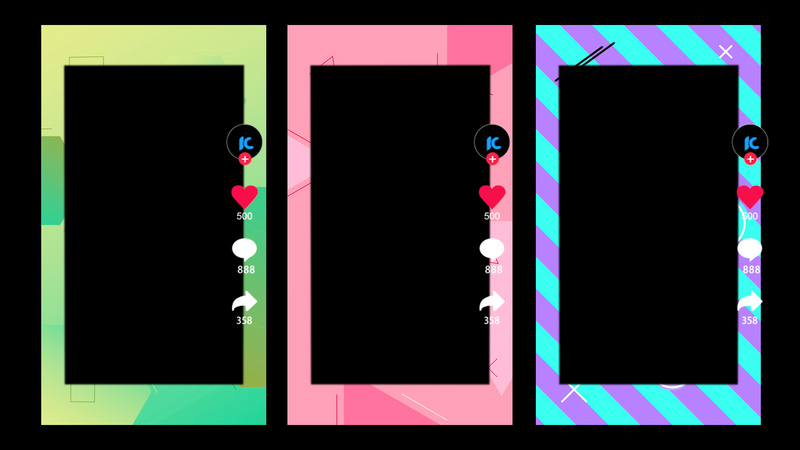 12组抖音短视频界面边框pr模板