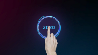 大气震撼手指点击触发发布会科技2020宣传介绍片