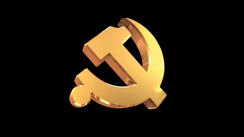 党徽透明通道ae模板视频特效素材-千库网