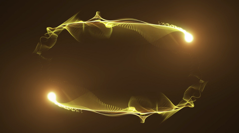 粒子汇聚爆炸效果免抠后期线条展示