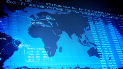 科技特效地图数据表格视频素材