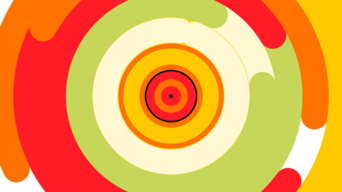 6组彩色mg流体圆形转场动画ae模板