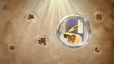 水滴元素中医养生广告宣传视频ae模板