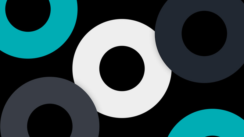 圆形圆圈素材遮罩转场素材通道视频