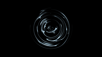 蓝色水纹波纹特效