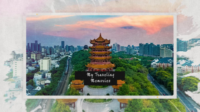 旅行记忆图文展示ae模板视频