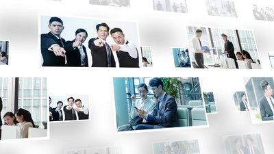 照片墙动画图文展示AE模版视频