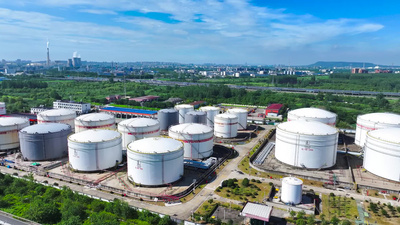实拍视频素材4K航拍能源储备石油天然气储备化工能源视频实拍