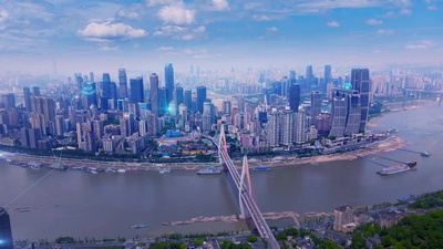 科技城市智慧城市现代城市视频模板