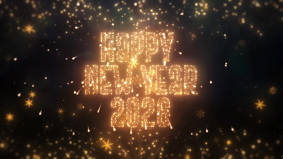 喜庆2026年元旦烟花特效片头ae模板视频模板