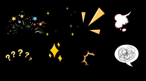 调皮兔子谢谢表情包【带通道】视频特效素材-千库网