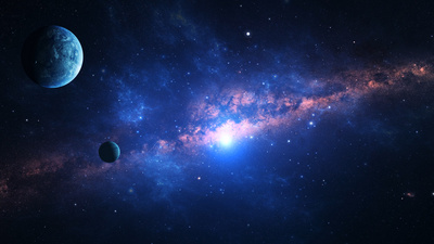 星空实拍视频素材浩瀚宇宙星空星球背景视频模板