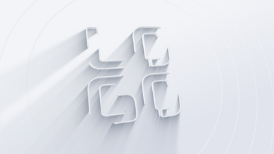 大气简洁干净描边企业LOGO片头AE模板