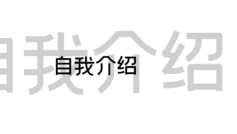 原创自我介绍黑白纯色字幕视频AE文字快闪模板