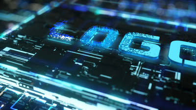 科技感电路电流蔓延LOGO片头ae模板