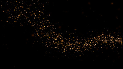 鎏金金粉发光星星光效光斑粒子漂浮闪烁特效