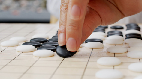 4k实拍围棋落子五子棋娱乐活动视频素材