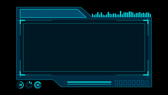 科技边框通道视频带通道mov动态视频边框