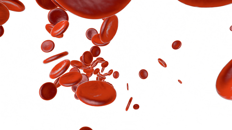 3d立体血小板粒子视频背景