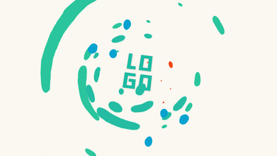 卡通小球流体汇聚MG动画LOGO片头ae模板